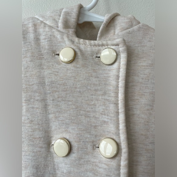 Piper & Posie Bunny Ear Pea Coat In Light Pink - Size 24 Months - Picture 7 of 8